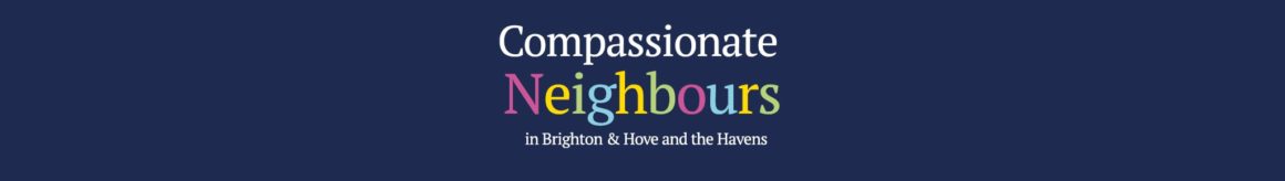 compassionate neighbours brighton banner