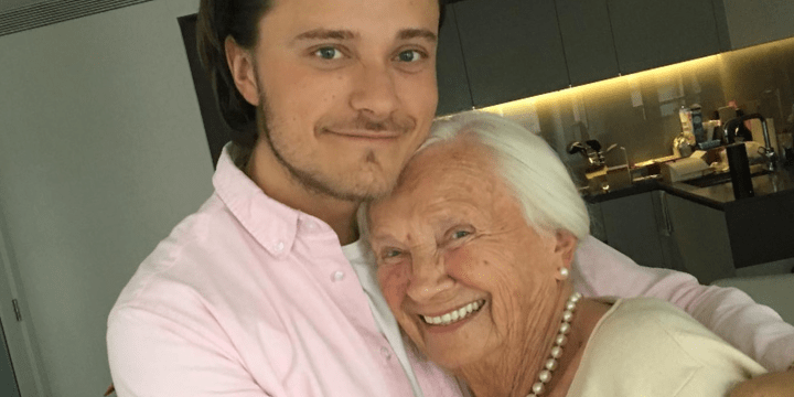 Dunstan and his grandmother