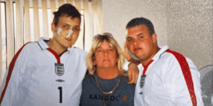 Marc, Steve and their mum
